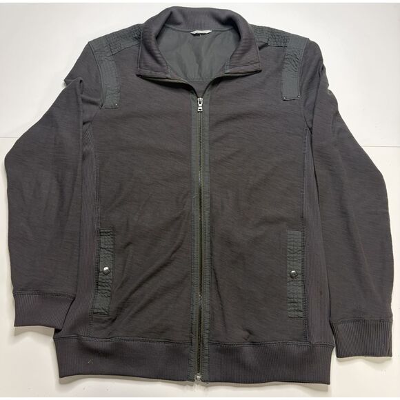 Calvin Klein Other - Calvin Klein Black Gray Industrial Zip Up Jacket Men's L Warm Comfy